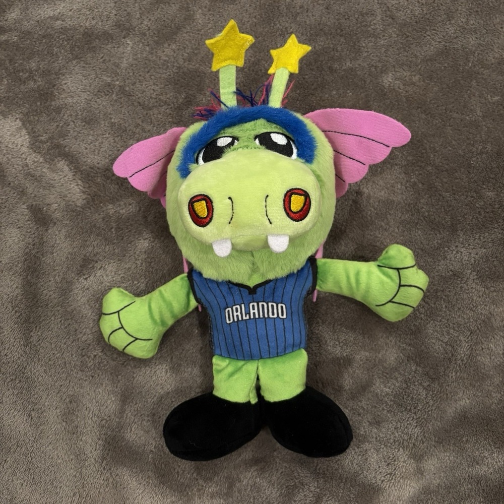 Bleacher‎ Creatures Orlando Magic Stuff the Magic Dragon 10" Plush Figure